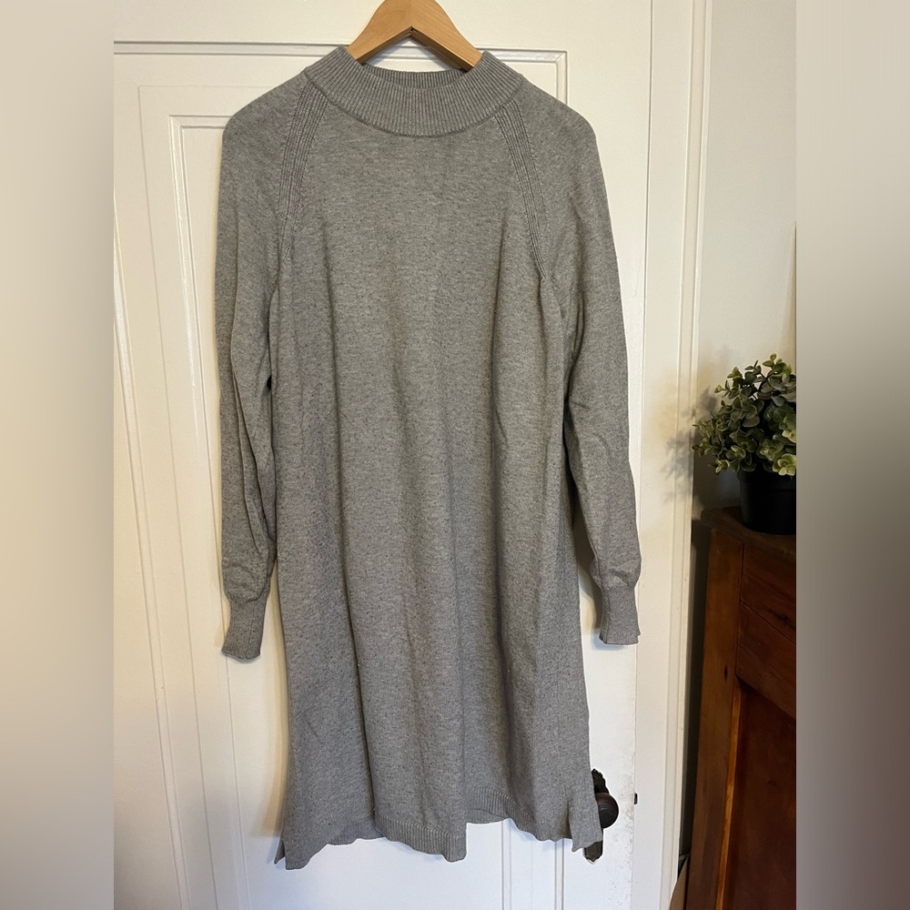Roots Grey Sweater Dress Size XL